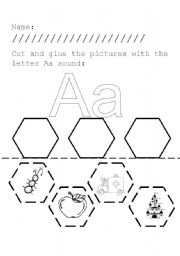 English worksheet: Cut and Glue Pictures