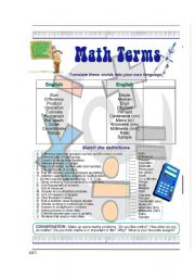 Math Terms