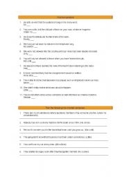 English Worksheet: Inversion 