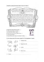 English worksheet: Love Story