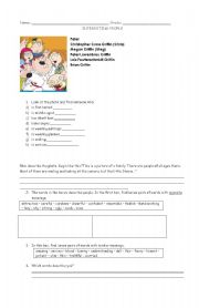 English worksheet: Describing people