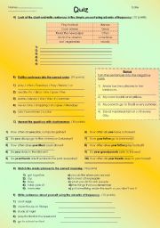 English Worksheet: Simple Present and Adverbs of Frequency