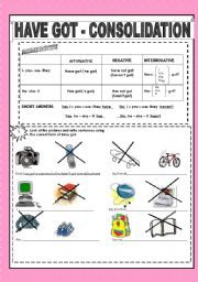 English Worksheet: Have got