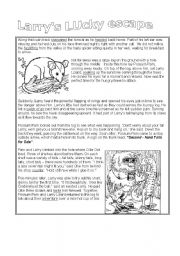 English Worksheet: Reading Comprehension