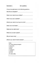English Worksheet: 