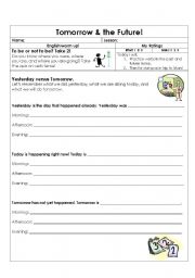 English Worksheet: future