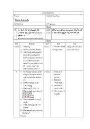 English worksheet: farm animals