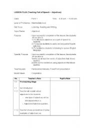 English Worksheet: Teaching Writting