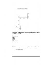 English worksheet: Thinking Skill Worksheet