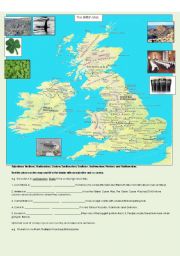 English Worksheet: The British Isles