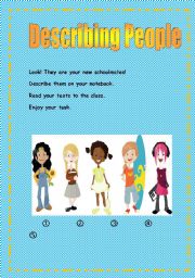 describing people / clothes