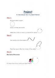 English Worksheet: Grade 1 project