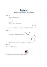 English worksheet: Grade 1 project