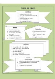 English Worksheet: English for e-mail