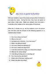 English Worksheet: Are you a good detective