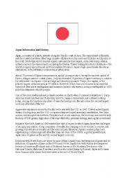 English Worksheet: Japan
