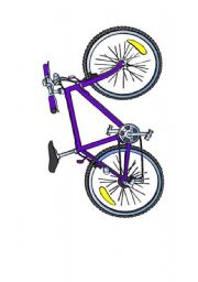 English Worksheet: lable bike