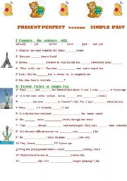 Present  Perfect  versus  Simple  Past : revision