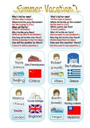 English Worksheet: Speaking cards part 2