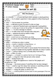 English Worksheet: revision on unit 6 macmillan  5