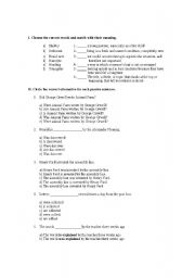 English worksheet: Passiv voice reading comprehension