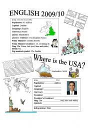 English Worksheet: 2009/10 school years cover