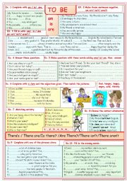 English Worksheet: To  be