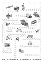 English Worksheet: TRANSPORTS