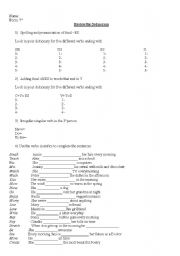 English worksheet: worksheet