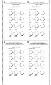 English Worksheet: THE COLOURS