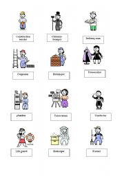 English Worksheet: PROFESSIONS AND OCCUPATIONS