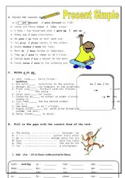 English Worksheet: Present Simple