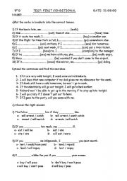 English worksheet: What if...?