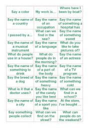 English Worksheet: Say it right away!