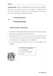 English worksheet: Creative Writing 