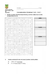 English Worksheet: can - cant