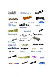 English Worksheet: WHO IS IT_Global Celebrities
