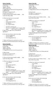 English worksheet:  The Simpsons: 