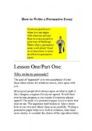 Tips on Writing a Persuasive Essay