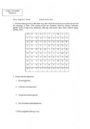 English worksheet: The house