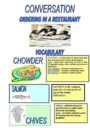 English Worksheet: Ordering in a restaurant