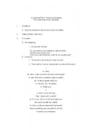 English worksheet: title