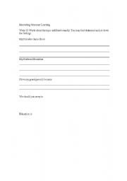 English worksheet: Interesting learning grammar