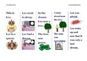 English Worksheet:  an accordion book