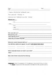 English worksheet: Working with 