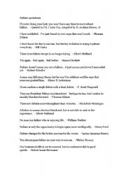 English Worksheet: Failure Quotes