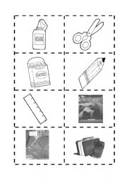 English Worksheet: Cut And Glue