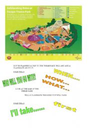 English Worksheet: THEME PARK