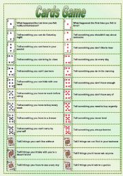 Conversation Cards Game (fully editable)