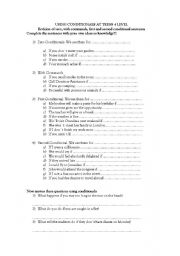 English worksheet: Using Conditionals
